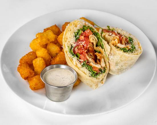 -Grilled Chicken Caesar Wrap-