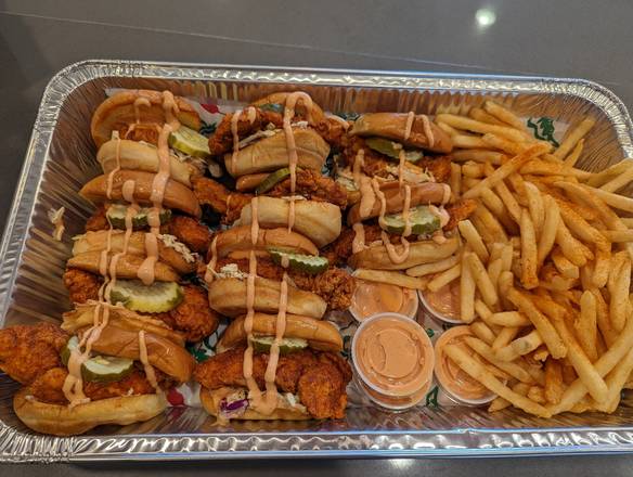 10 Chicken Tender Sliders