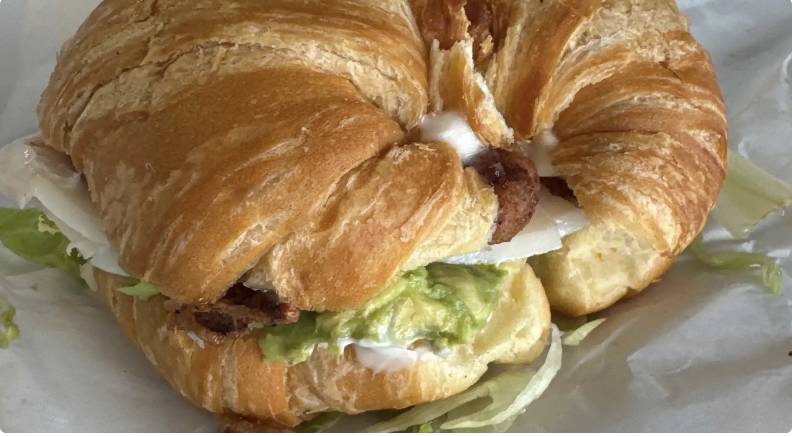 10. Turkey with Fresh Avocado & Cheese Sandwich