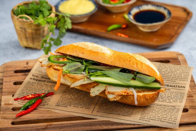 12) Fish Cake Sandwich (Chả Cá Rau Râm)