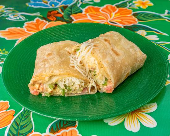 12. Huevos a la Mexicana Burrito