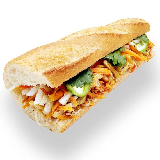 #12 Vegetarian Baguette Sandwich