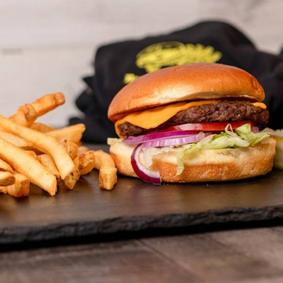 1/2LB Cheddar & Jalapeno Burger