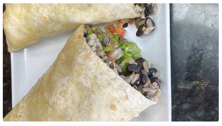 13. Burritos W /Choice Steak or Chicken Grilled