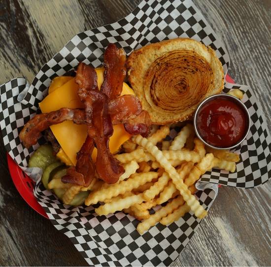 1/4 Bacon Cheese Flame