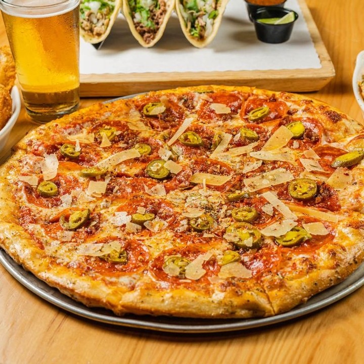 16" Large Pizza Angry Porker New Yorker