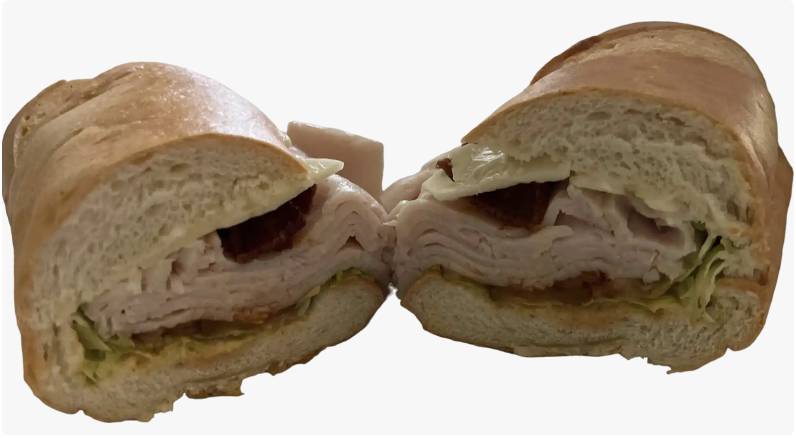 2. Deli Sliced Turkey & Cheese Sandwich