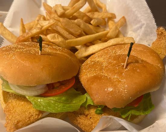 2 fish sandwiches & fries