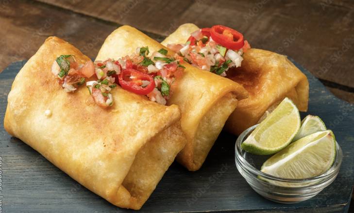 3 Chimichangas Dinner