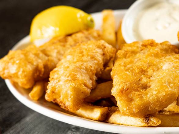 3pc Salmon Fish & Chips