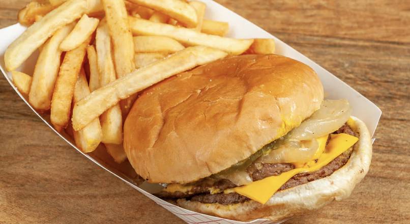 4. American Style Double Bacon Chz Burger Meal