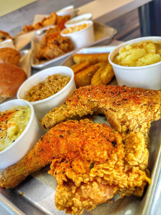 4 Cluck [2Q,2W] + 1 Honey Butter Biscuit