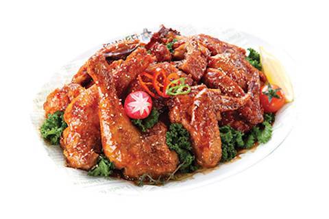 4. Soy Sauce & Garlic Chicken 간장마늘치킨