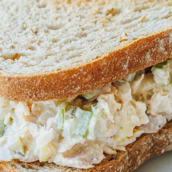 4. White Tuna Salad & Cheddar
