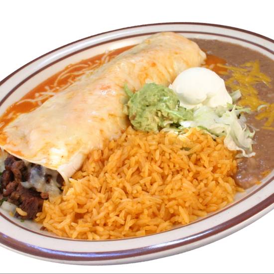 #6 Burrito Plate