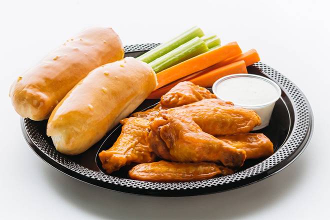 6 pc Chicken Wings Meal