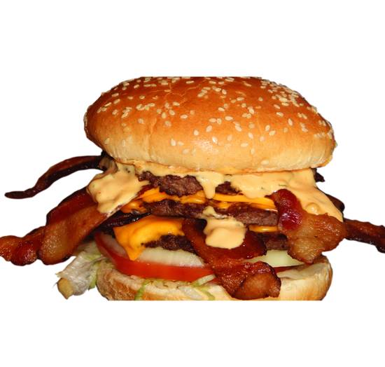 7. TRIPLE BACON CHEESEBURGER