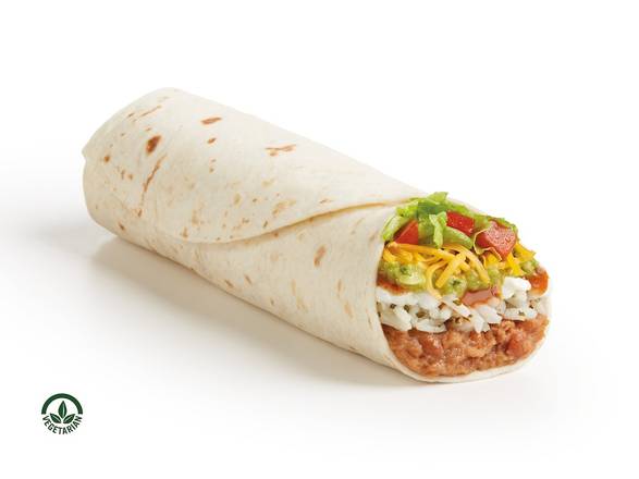 8 Layer Veggie Burrito