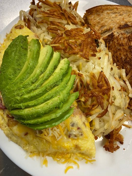 ABC [Omelette or Scramble] Avocado, Bacon, & Cheese