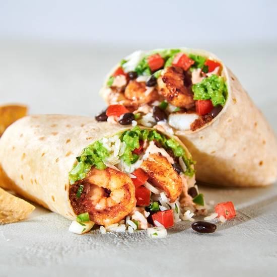Ancho Citrus Grilled Shrimp Burrito