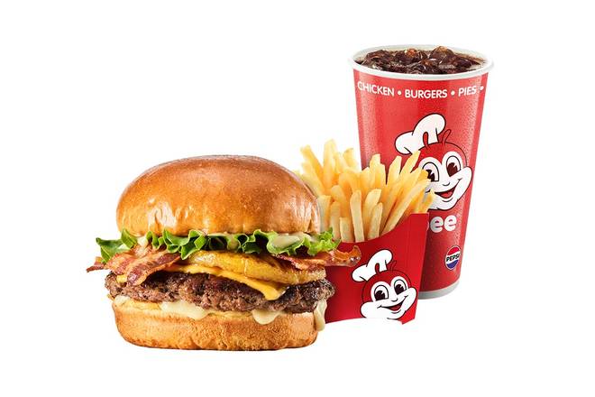 Angus Aloha Burger Combo