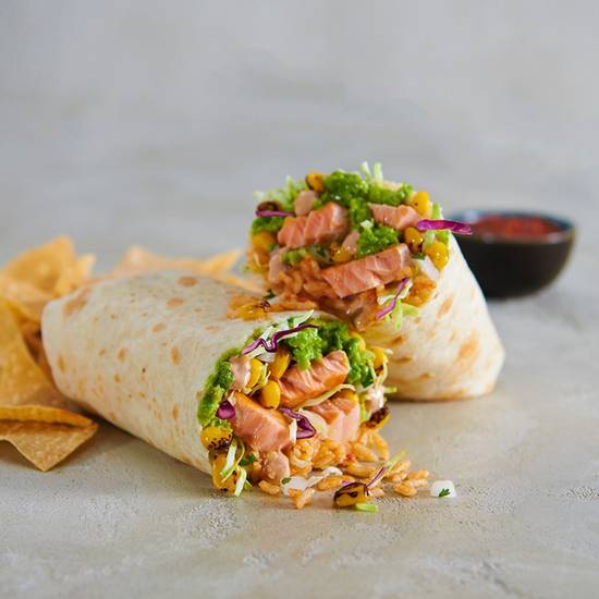 Atlantic Salmon Burrito