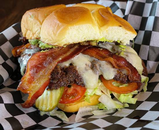 Avocado Bacon Smash Burger