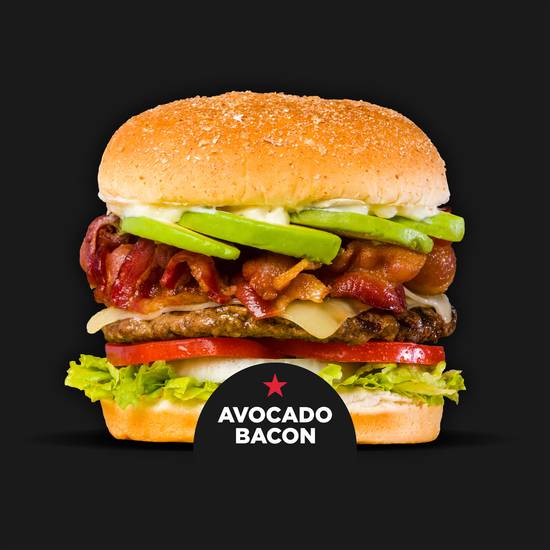 Avocado Bacon Swiss Burger