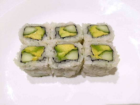 Avocado cucumber Roll(6pc)