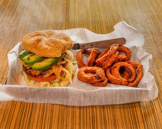 Avocado Veggie Burger