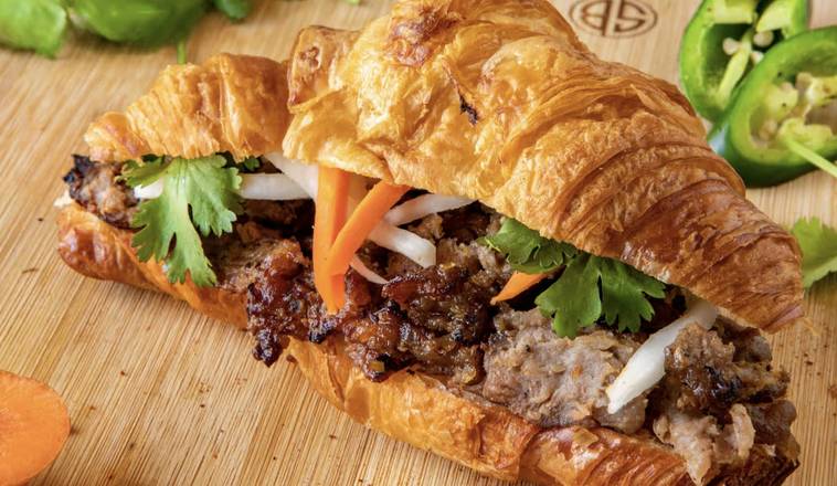 B11. Croissant Grilled Pork