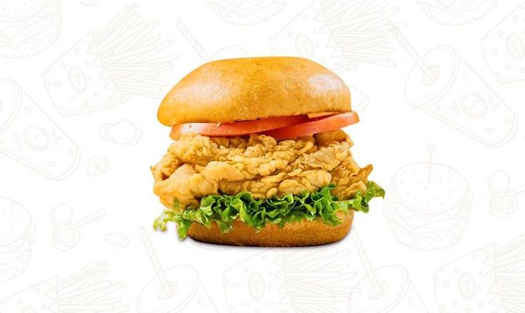 B2.Crispy Chicken Burger-æ‹›ç‰Œé¸¡è…¿å ¡