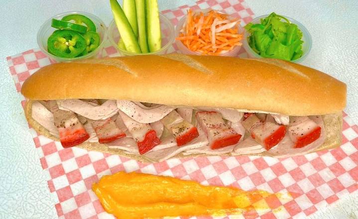 B5. Pork Roll And Pork Belly Sandwich