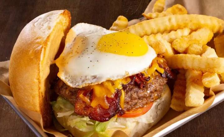 BACON AND EGG BURGER