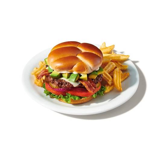 Bacon Avocado Cheeseburger