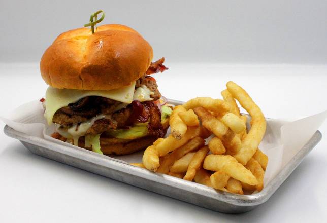 Bacon Mushroom Swiss Burger