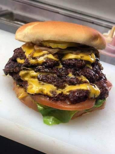 Bacon Quad Smashburger