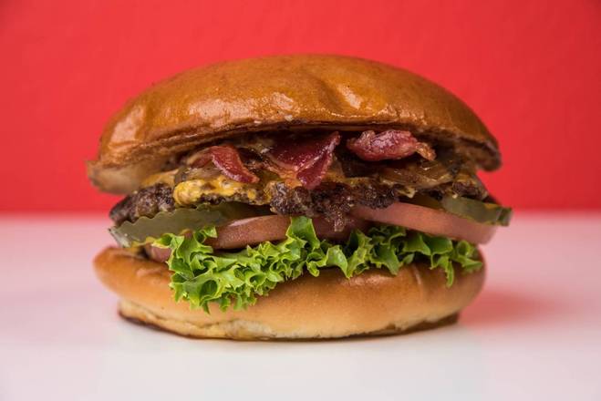 Bacon smash burger