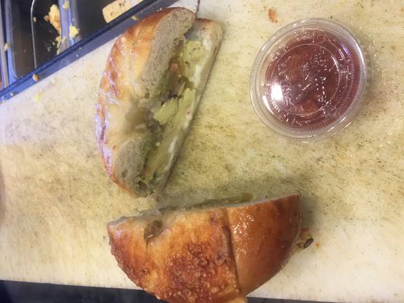 Baja Malibu Bagel Sandwich