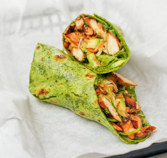 Banh Mi Style Chicken Wrap.