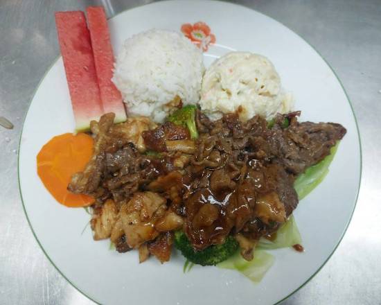 BBQ Chicken + Beef