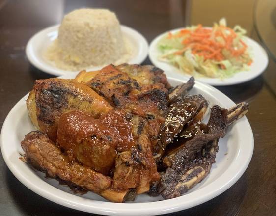 BBQ Chicken, Pork Ribs & Beef Short Ribs