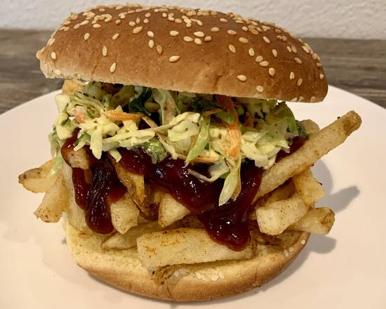 BBQ FRIES sandwich
