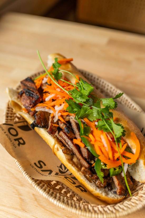 BBQ Lemongrass Pork Bánh Mì