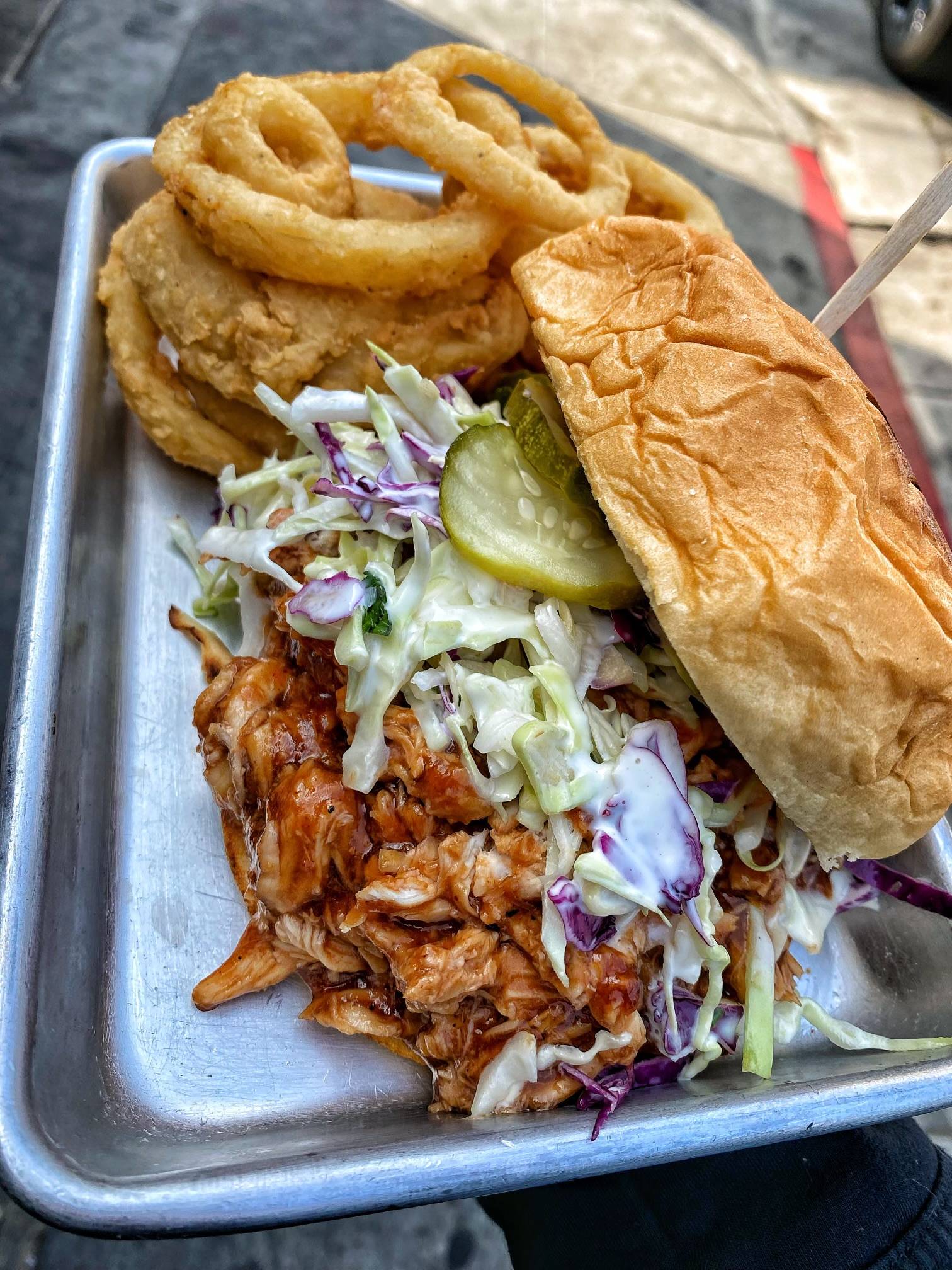 BBQ pulled chicken Sandwich