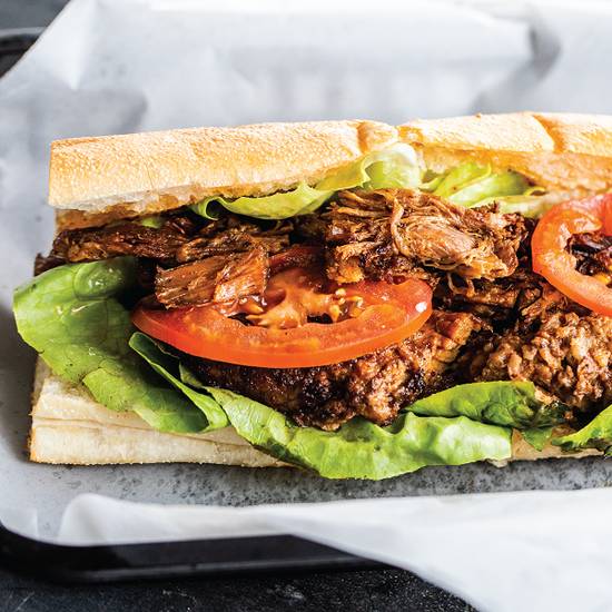 Beef Brisket Po' Boy.