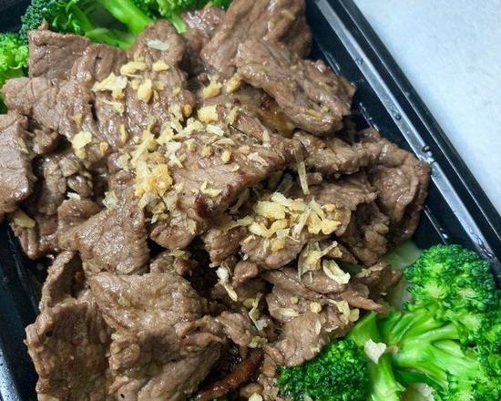 Beef Broccoli Over Rice