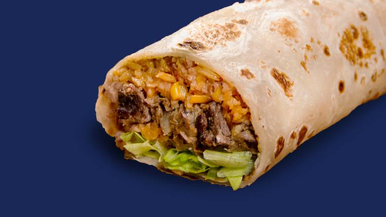 Beef Fajitas Burrito