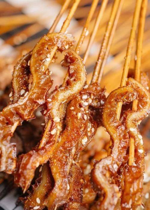 Beef Honeycomb Stripe Skewer 1/Skewer 烤牛肚 1/串