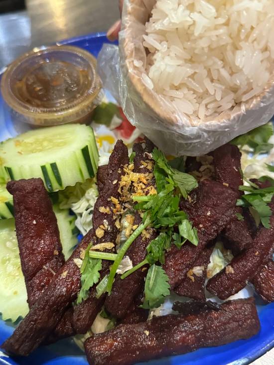 Beef Jerky W/ Sticky Rice